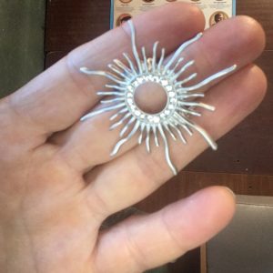 Sun Shaped Brooches