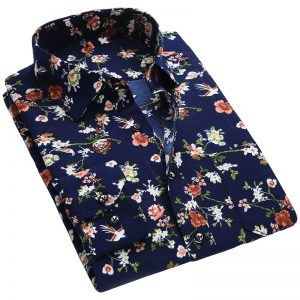 Floral Print Men Shirts