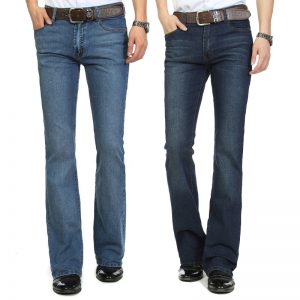 Business Casual Jeans Semi-flared Bottom Jeans