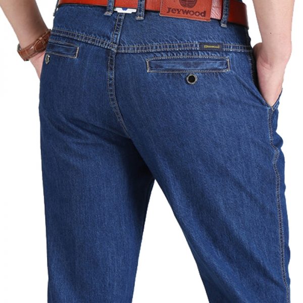 Summer Men Jeans Slight Classic Denim Pants