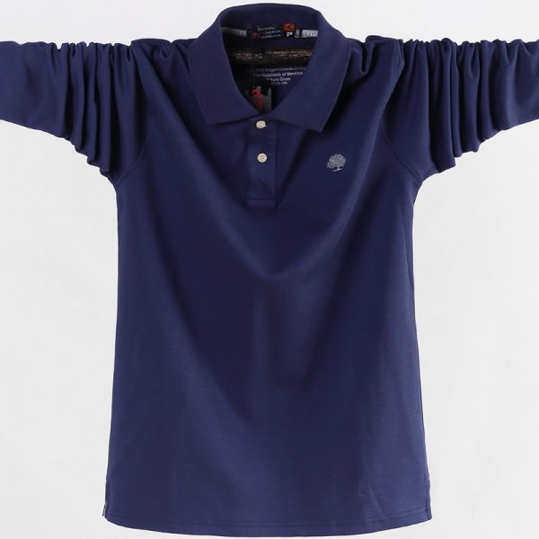 Men Polo Shirt Fashion Business Casual Shirt