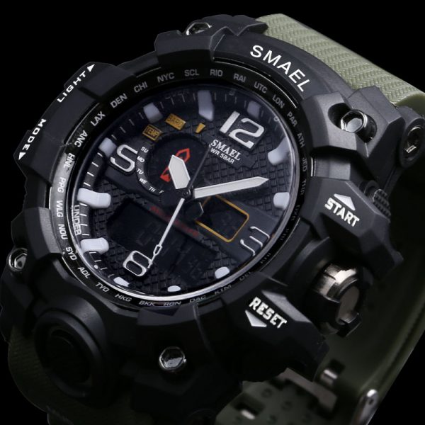 Men Sports Watches Dual Display Military Watch