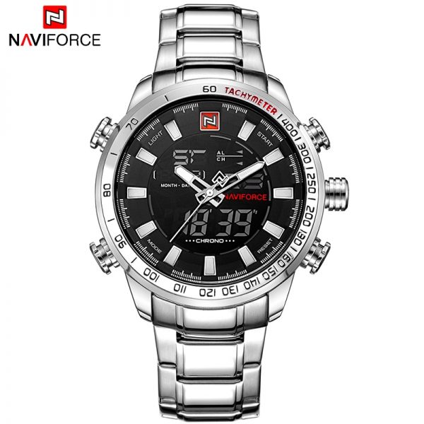 Military Sport Watches LED Analog Digital Watch