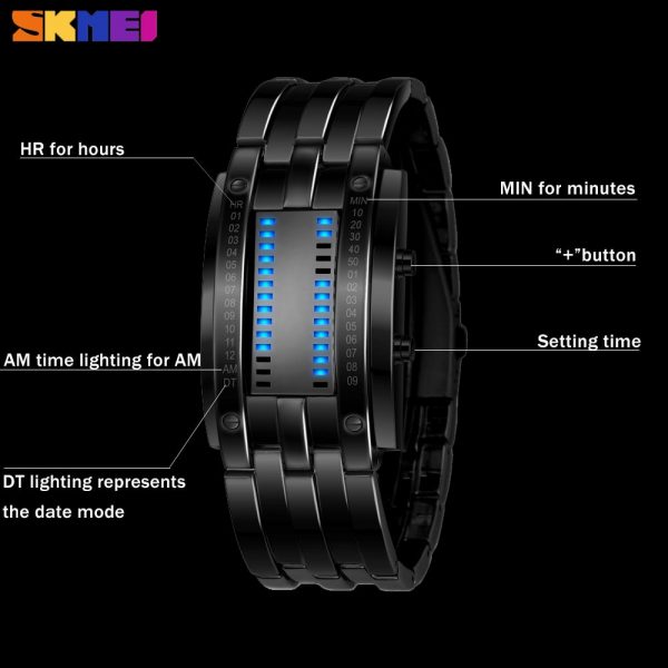 Fashion Creative Sport Watch LED Display Watches