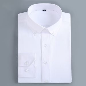 Casual Slim Fit Shirts Button Down Dress Shirt