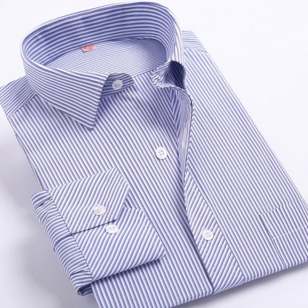 Men Striped Shirts Leisure Style Casual Shirt