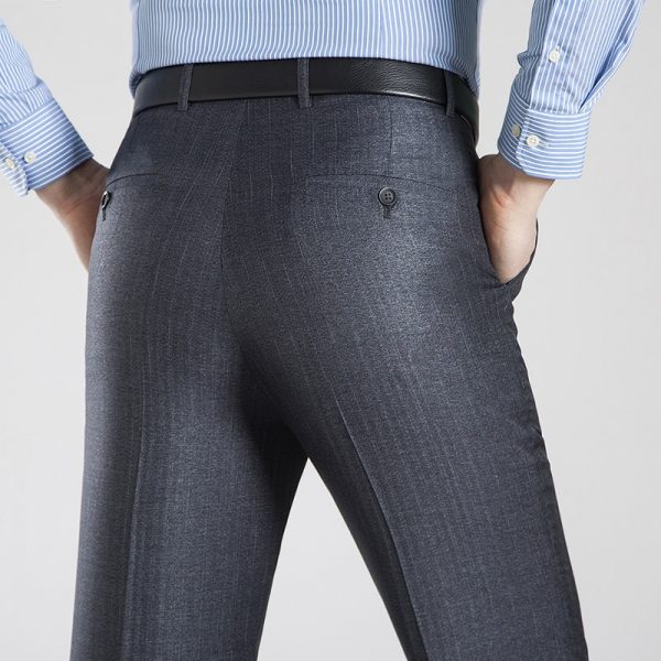Summer Thin Suit Pants Baggy Office Trousers