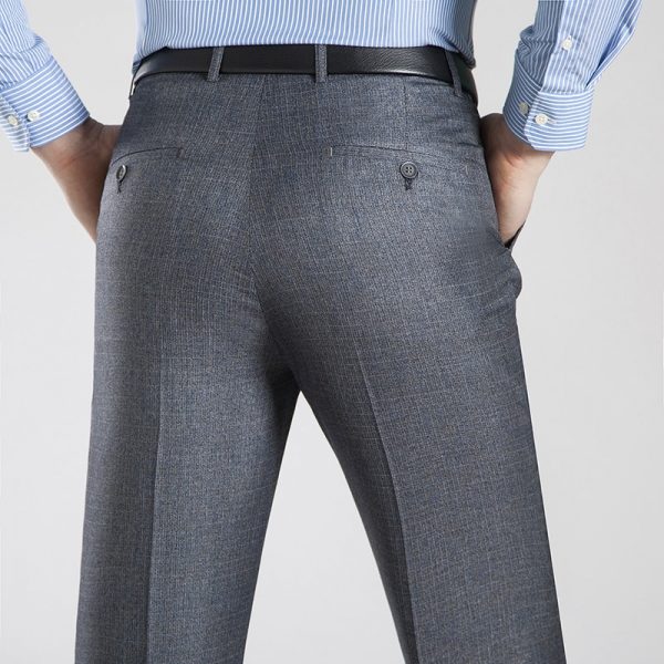 Summer Thin Suit Pants Baggy Office Trousers