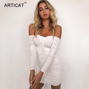 Summer Bandage Dress Sexy Beach Party Dresses