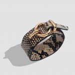 Leopard Bangle Bracelets Vintage Leather Bracelet