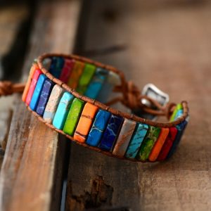 Chakra Bracelets Jewelry Leather Wrap Bracelet