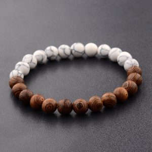 Natural Wood Beads Bracelets Yoga Bracelet