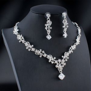 Classic Women Wedding Jewelry Bridal Necklace