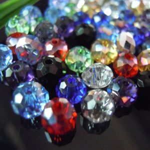 Crystal Glass Beads Loose Spacer Round Beads