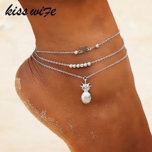 Ankle Chain Pineapple Pendant Anklet
