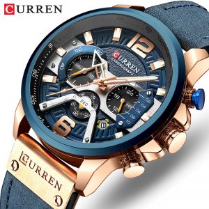 Leather Sports Watches Military Watch