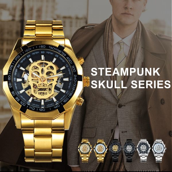 Automatic Watch Skeleton Skull Watches