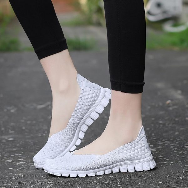 Casual Flats Shoes Woven Shoes