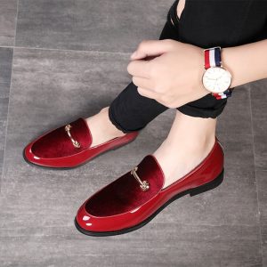 Men Loafers Leather Oxford Shoes