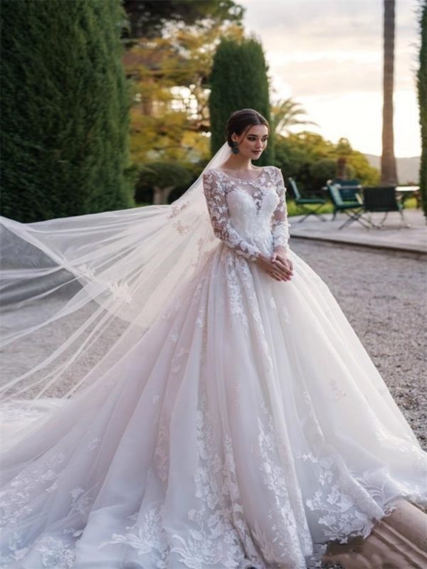 Full Lace Wedding Dresses Bridal Gowns