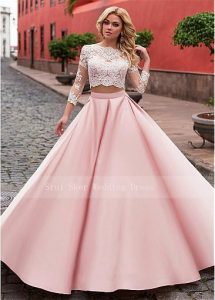 Elegant Two-piece Prom Dresses