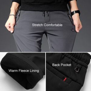 Men's Winter Pants Stretch Sweatpants