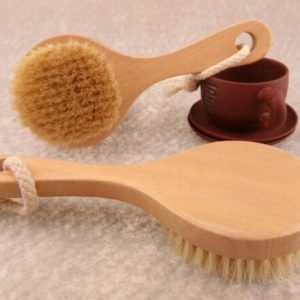 Natural Bristle Detox Shower Bath Brush
