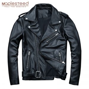 Classical Motorcycle Jackets Biker Coat