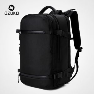 Men Backpack USB Charging Travel Bag