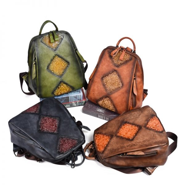Skin Travel Bag Leather Backpack