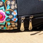 Women Backpack Embroidery School Bags