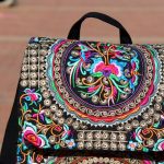 Women Backpack Embroidery School Bags