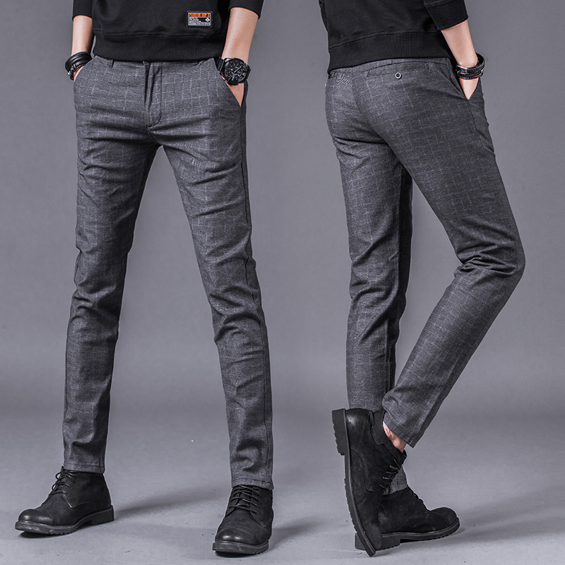 Casual Pants Slim Fit Trousers - Lalbug.com