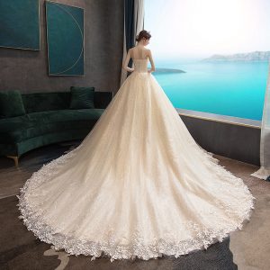 Strapless Sleeveless Wedding Dress