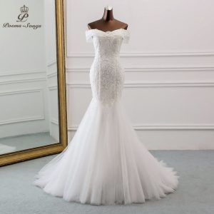 Beautiful Sequined Wedding Dress