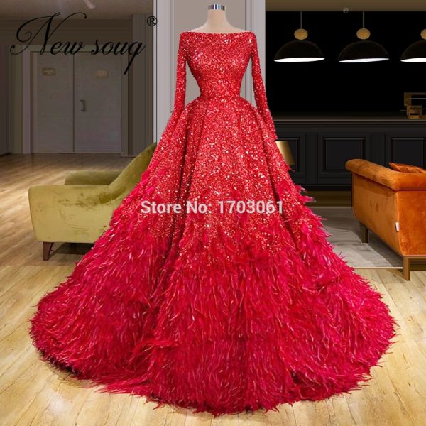 Feathers Formal Evening Dresses