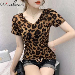 Sexy Leopard Print Tops