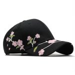 Flowers Embroidery Baseball Cap