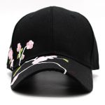 Flowers Embroidery Baseball Cap