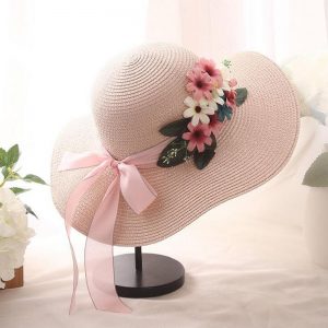Flowers Weave Straw Hat