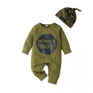 Camouflage Jersey Bodysuit for Infant
