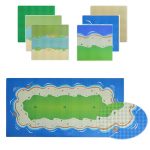 Line Patterned Art Painting Toy Block