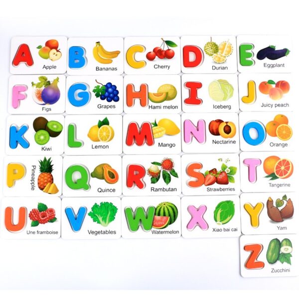 Alphabet Letter Cards Puzzles