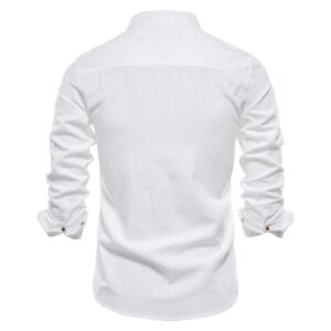Spring Cotton Linen Shirt