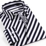 Luxury Cotton Striped Dress Shirt
