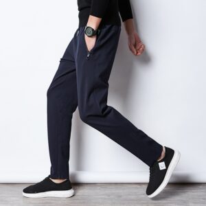 Mens Casual Trousers Sports Jogger