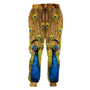 Peacock Feather 3D Printing Trousers