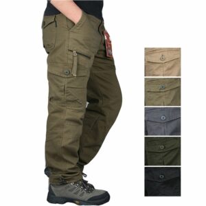 Cotton Tactical Pants Men Streetwear