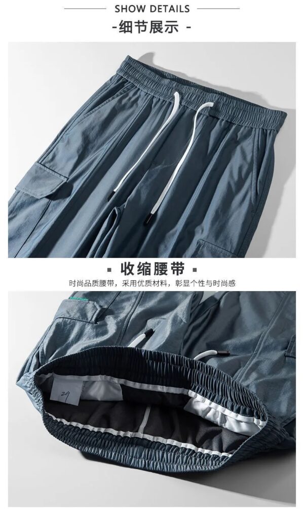Fashion Trousers Reflective Harem Pants