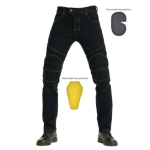Motorcycle Jeans Men Denim Pants